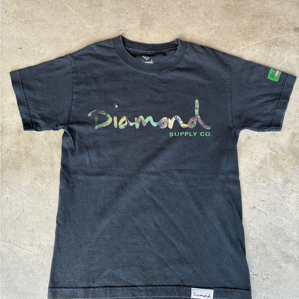 Diamond Supply Co Black Short Sleeve Tee